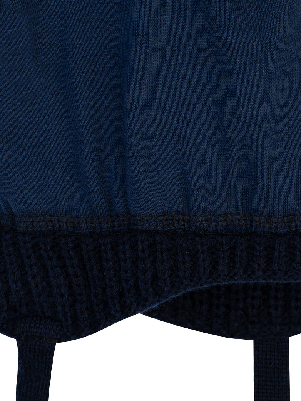 Шапка вязаная темносиняя - Arctic kids фото 4