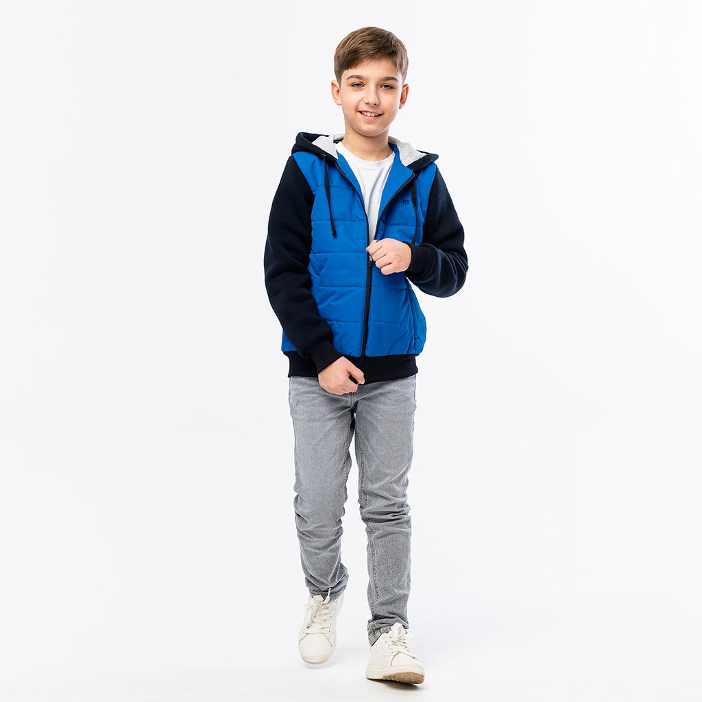 RODOS Куртка детская мембрана демисезон М-222 (Детская/М) Тёмно-голубой/Синий