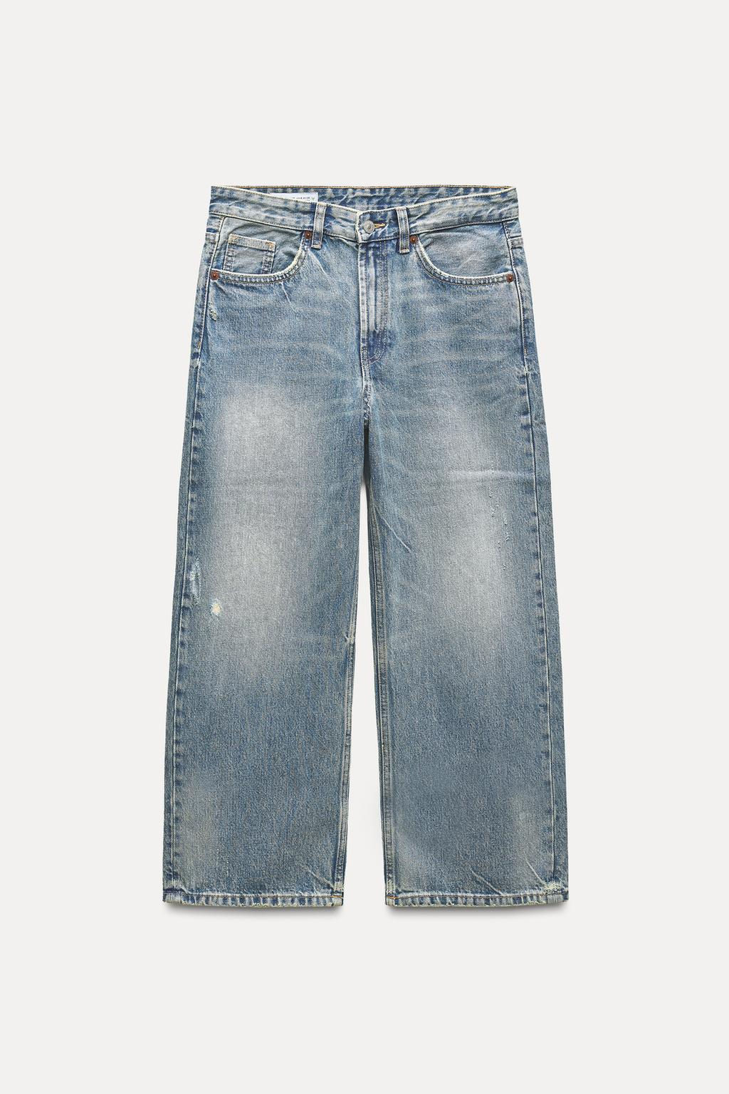 TRF RELAXED-FIT MID-RISE JEANS - Zara фото 2