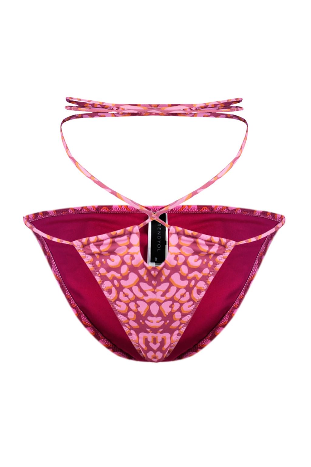 TRENDYOLMILLA Soyut Desenli Biyeli High Leg Bikini Alt? TBESS23BA00214 фото 7