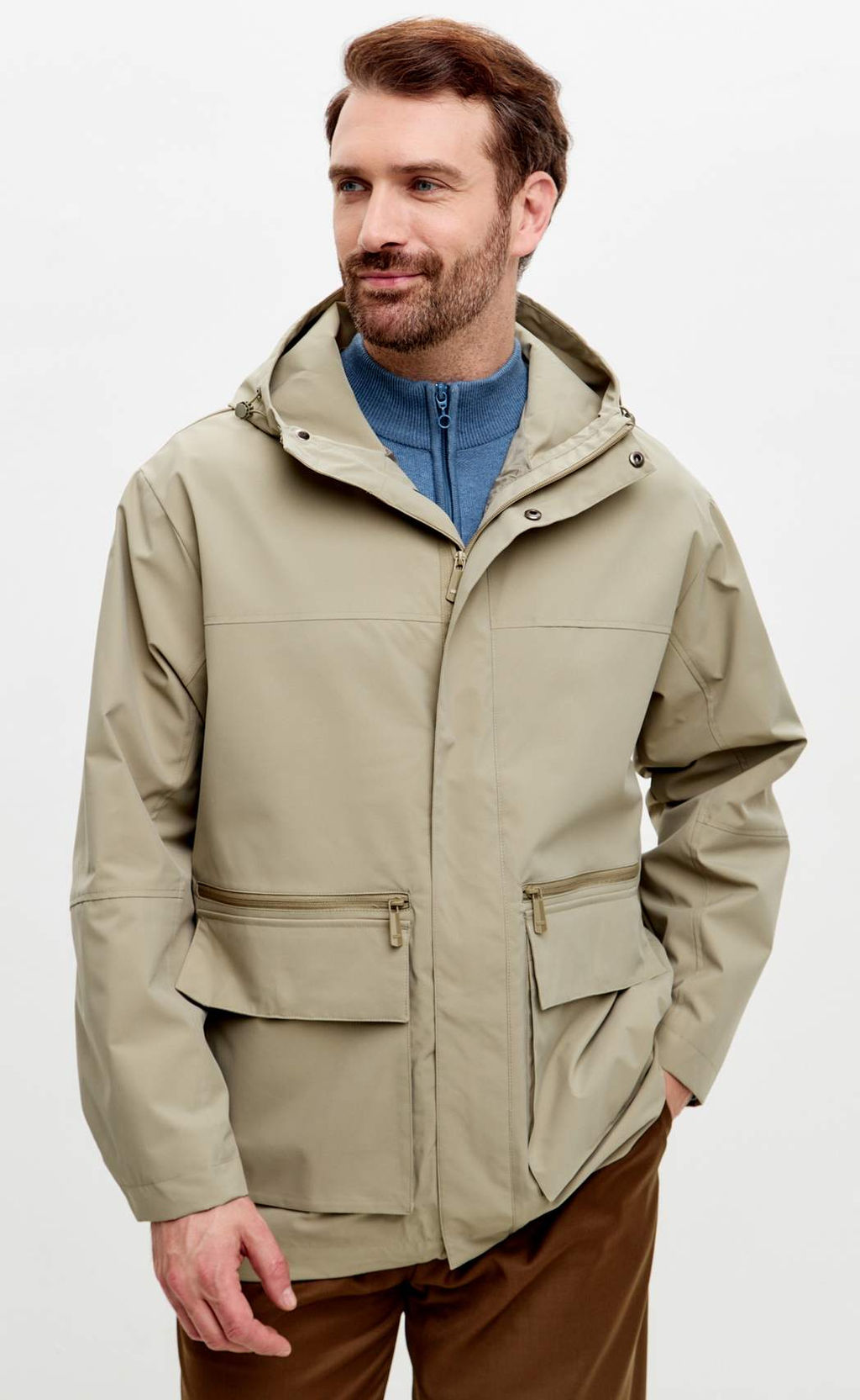 Ветровка F611-1317 d.beige - Fine joyce фото 12