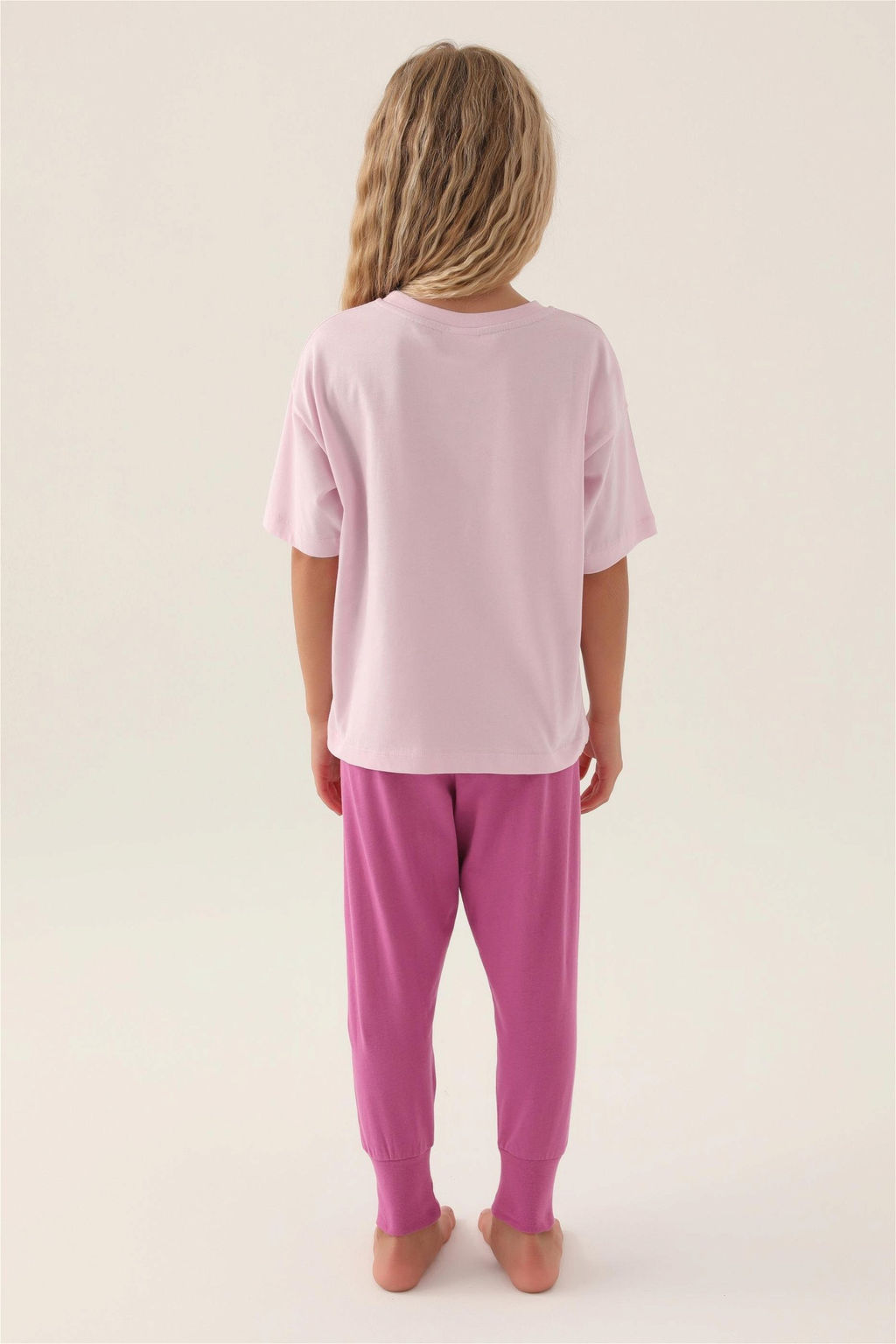 Фиолетовый пижамный комплект для девочки Неожиданная скидка в корзине - U.s. polo assn фото 3