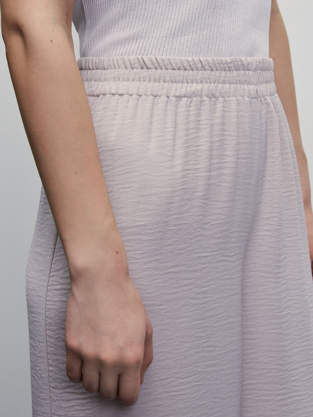 Брюки-палаццо с эластичным поясом / Zarina  фото 5