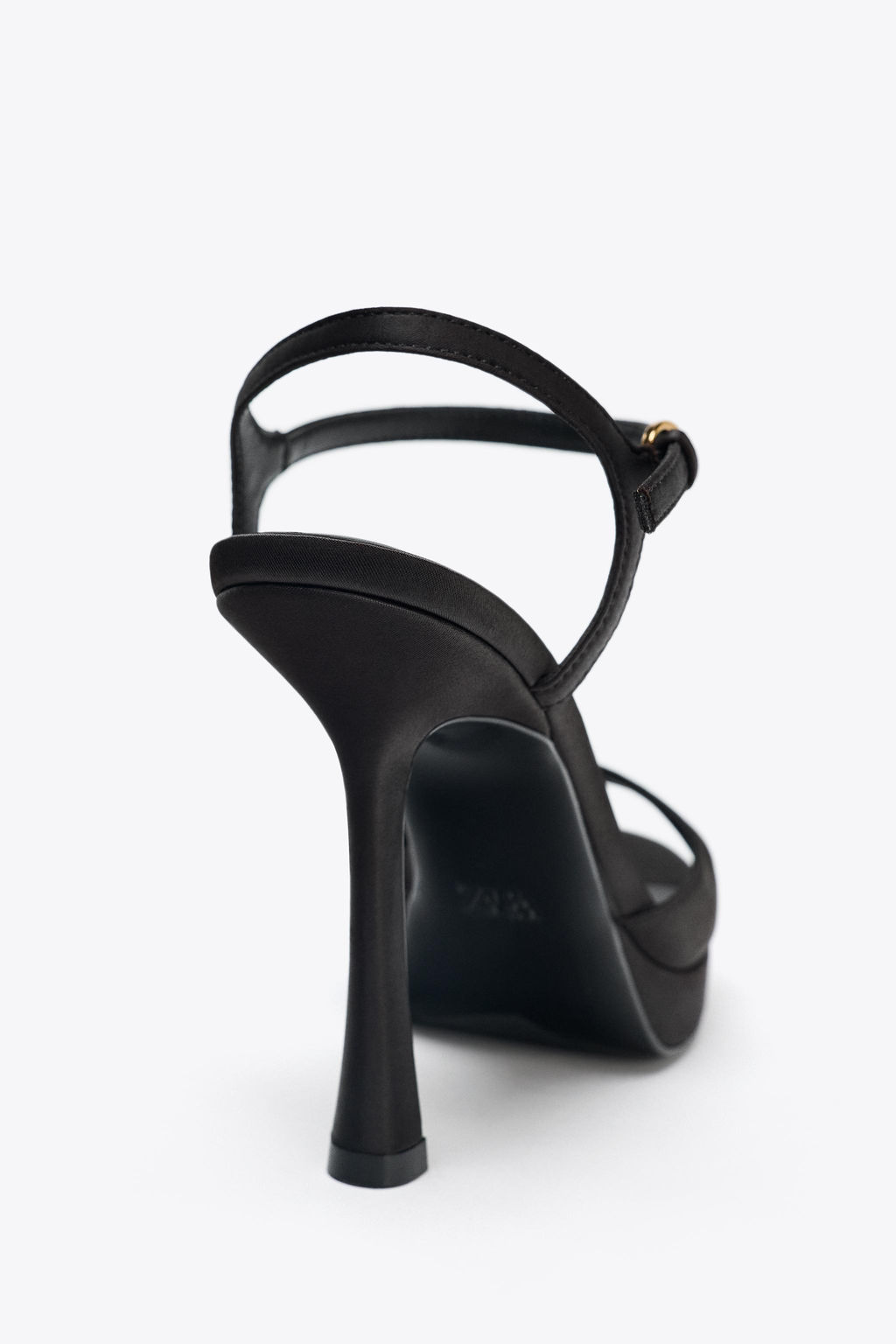 SATIN-EFFECT HEELED SANDALS - Zara фото 14