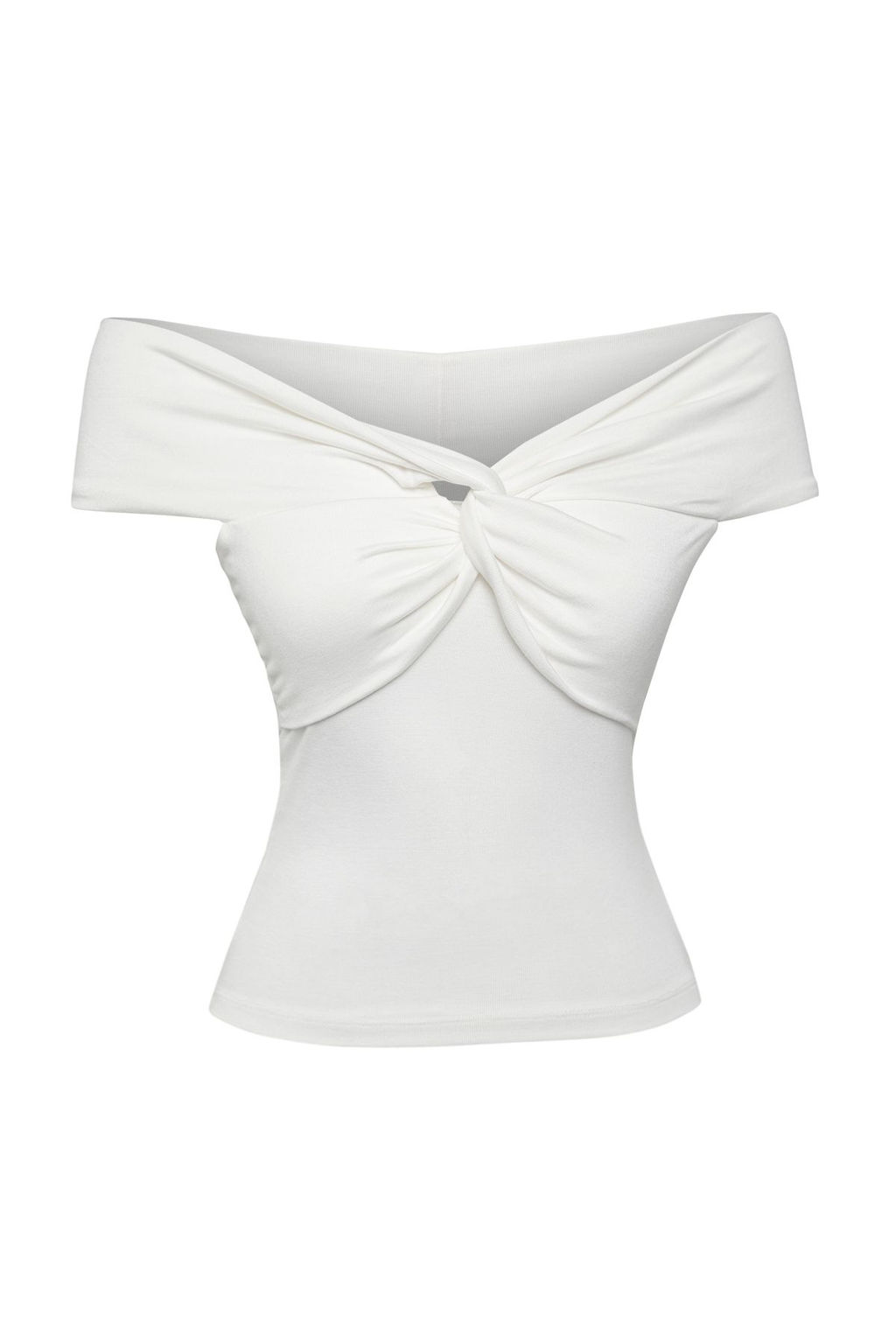 K?rm?z? Carmen Yaka Dugum Detayl? Fitted/Vucuda Oturan Orme Bluz TWOSS25BZ00369 - Trendyolmilla фото 9