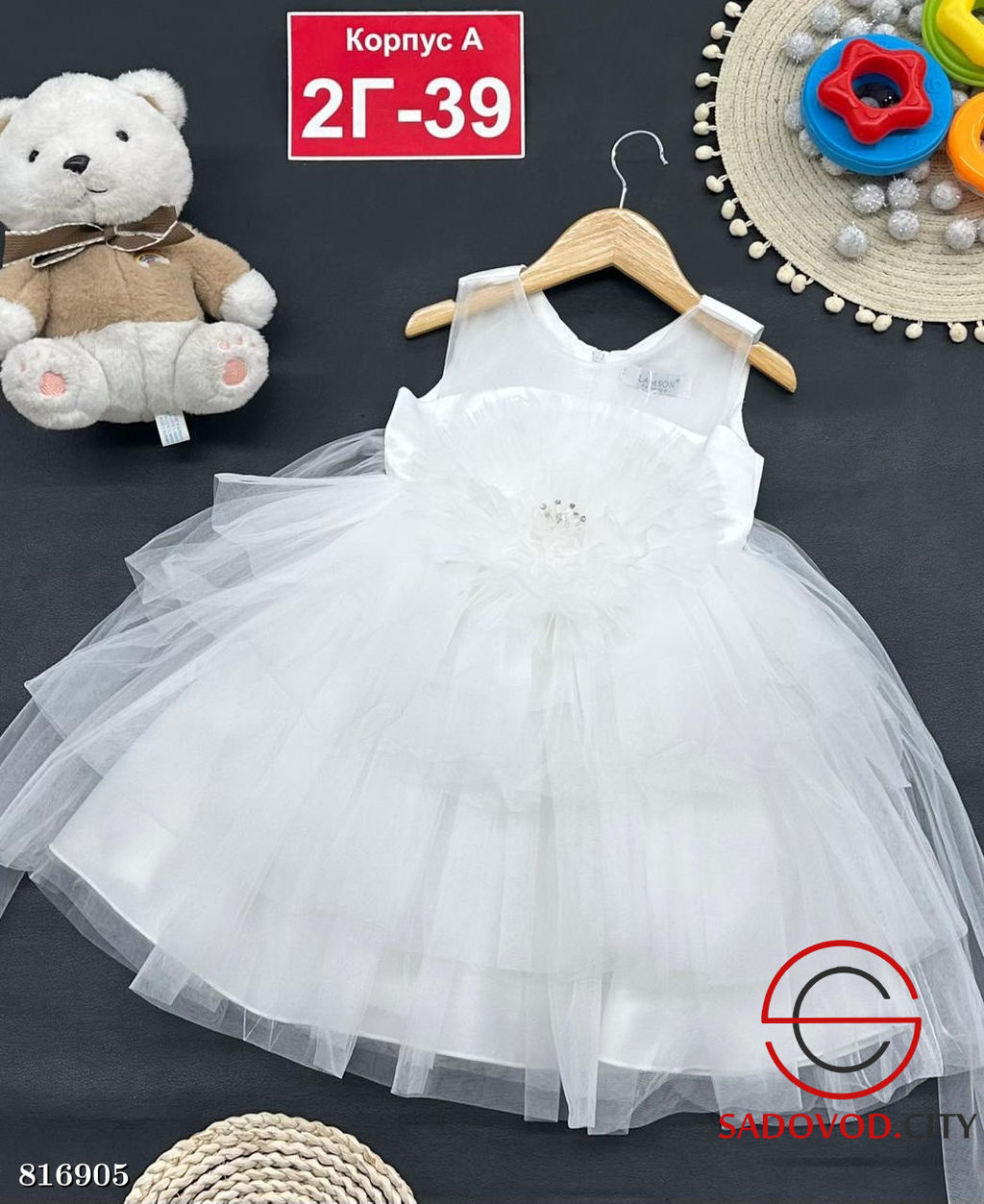 Платье для девочки новогоднее