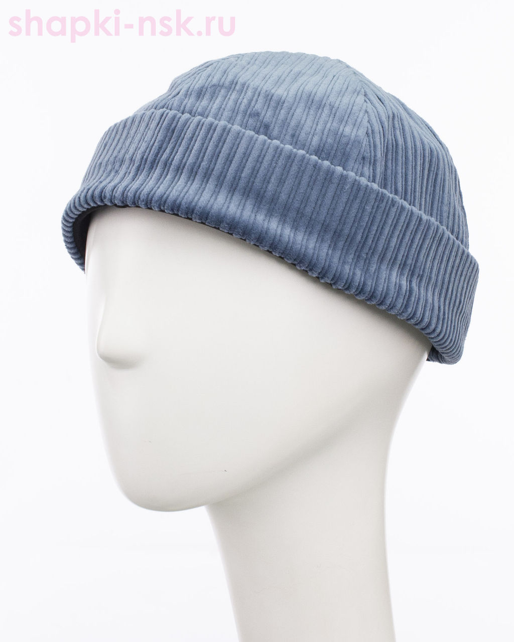 Докер вельвет на тр.подкл. Шапка (56-58)