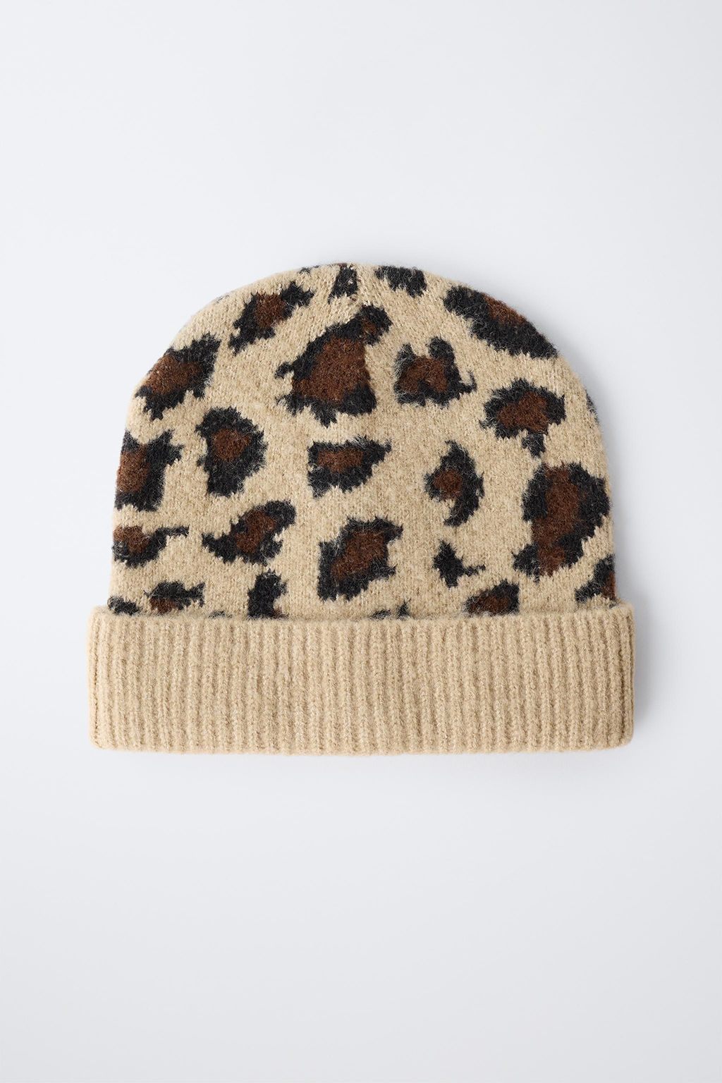 ANIMAL PRINT KNIT BEANIE - Zara фото 4
