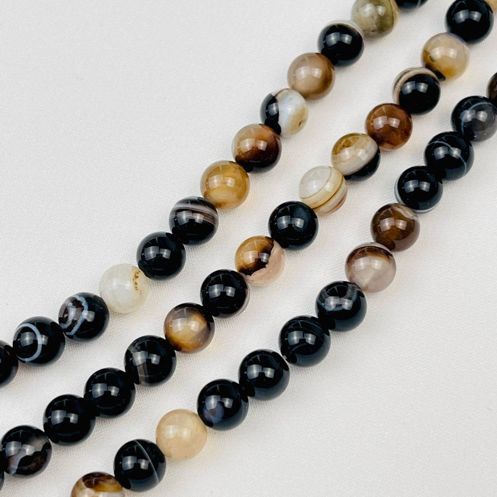 Бусины для украшений из Агата (60 бусин)