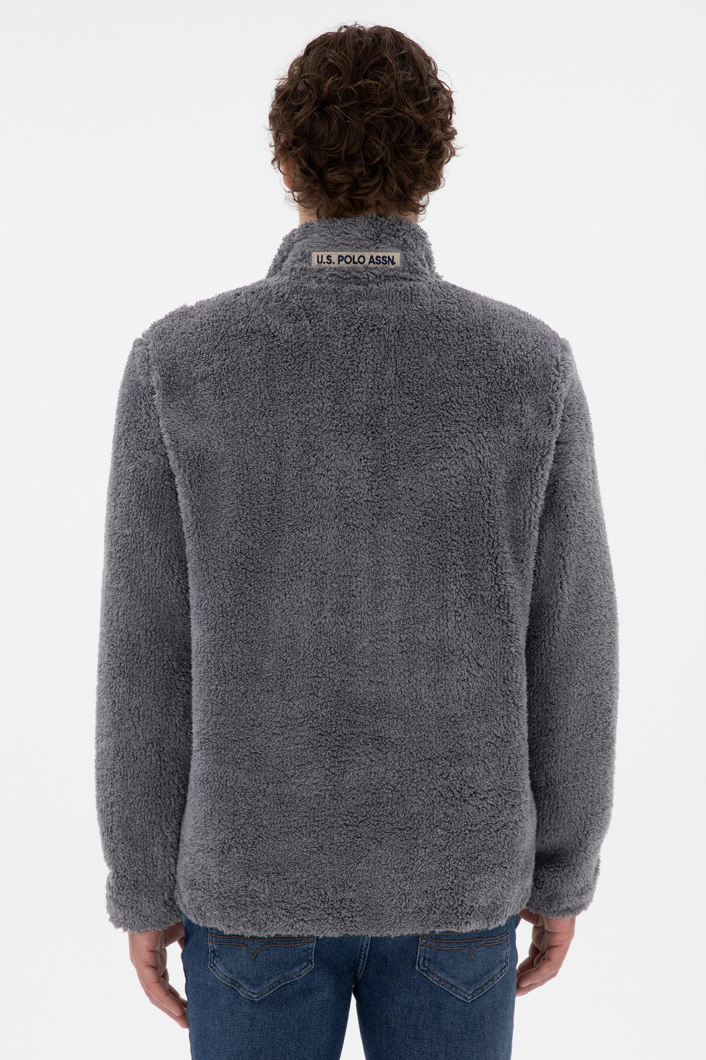 Самский светло -серый вязание кардиган Неожиданная скидка в корзине - U.s. polo assn фото 5