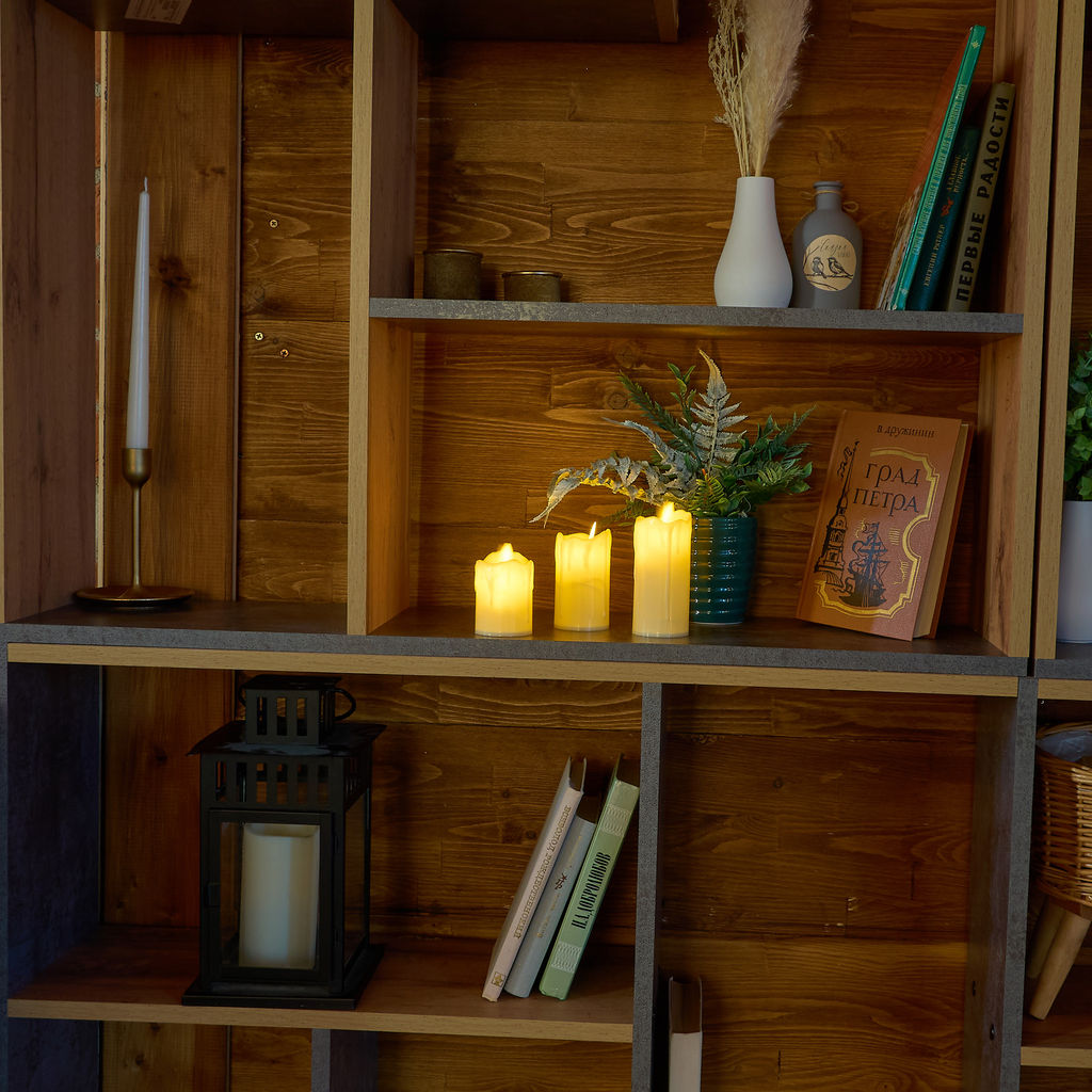 ULD-F063 WW CANDLE SET3 Фигура светодиодная Свеча на батарейках LR44 (в/к), в составе набора из 3 штук. 1 светодиод. Теплый белый свет. TM Uniel