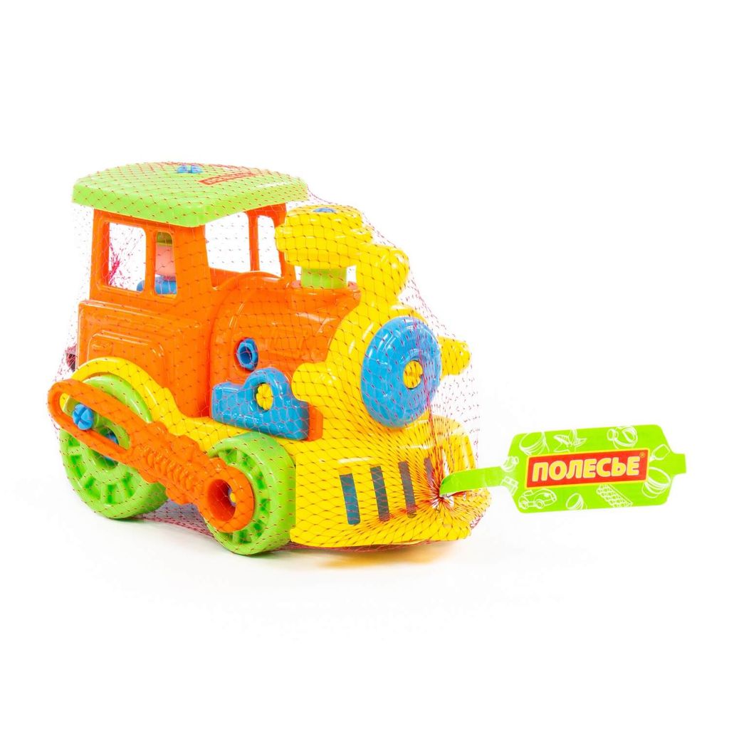Конструктор-транспорт Паровоз (в сеточке) - Полесье фото 5