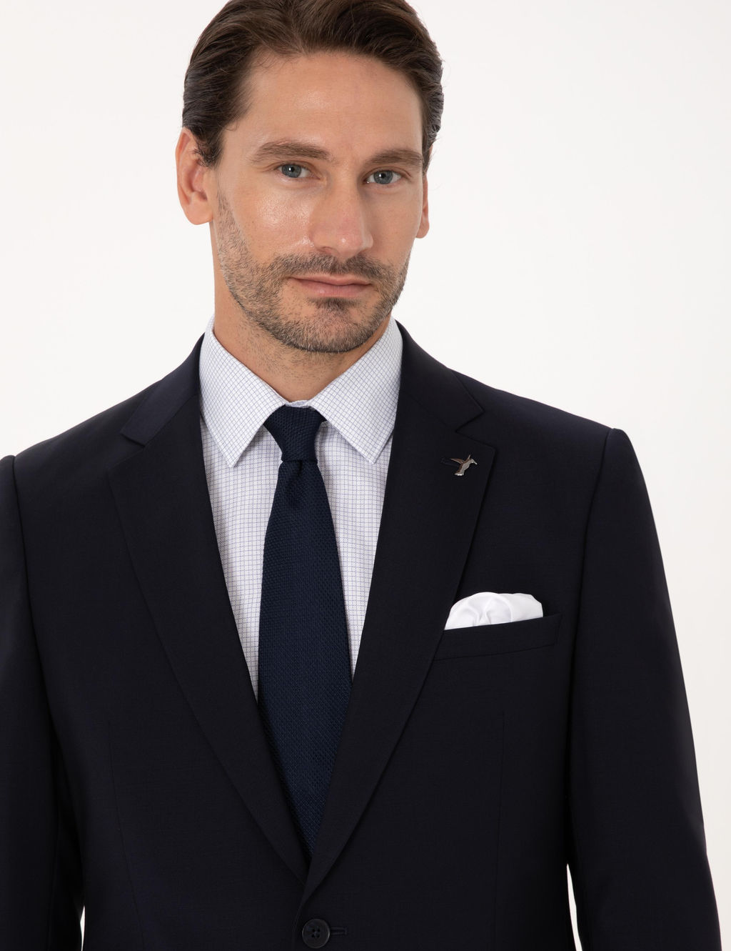 Lacivert Slim Fit Ceket - Cacharel фото 2