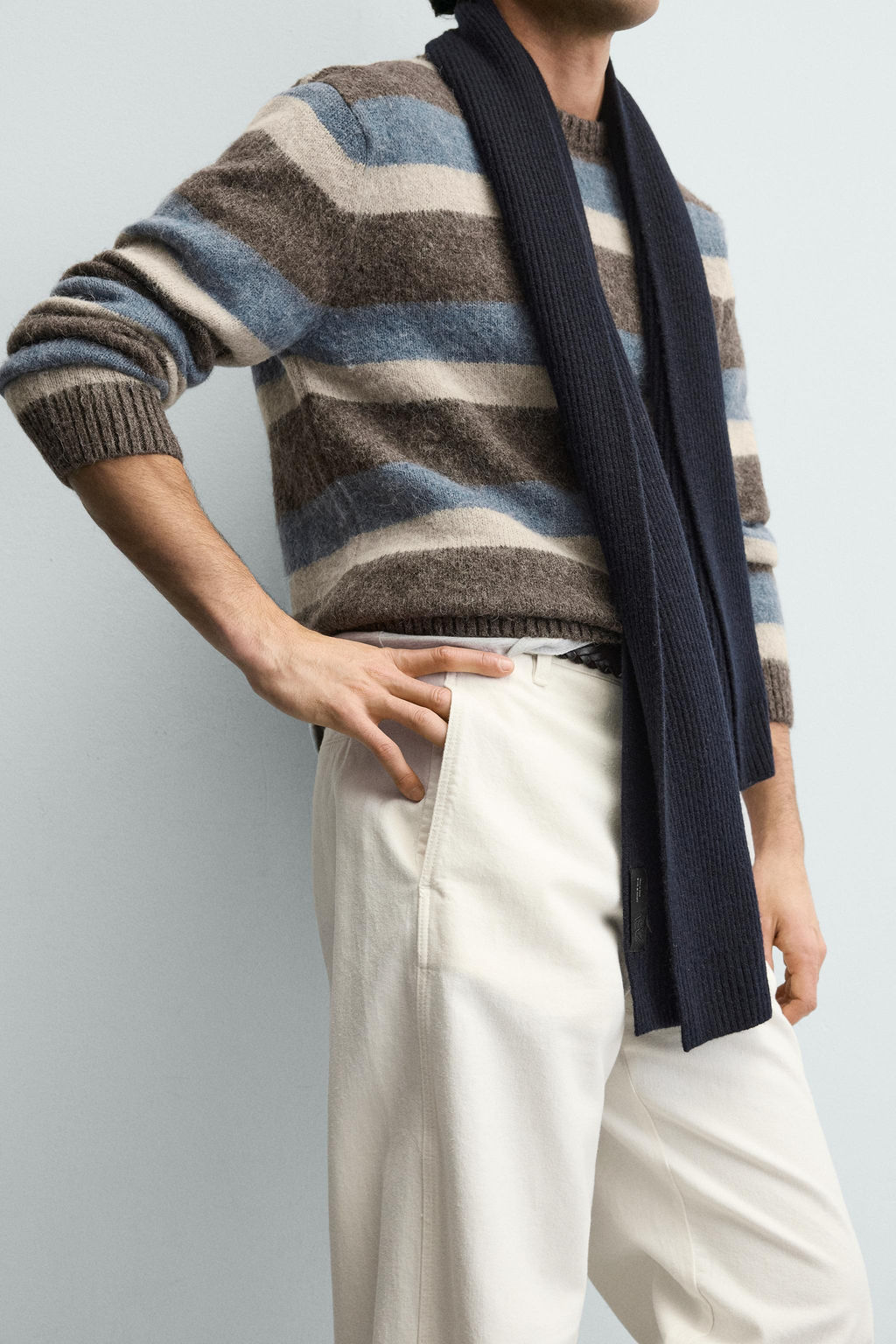 STRIPED TEXTURED JUMPER - Zara фото 5