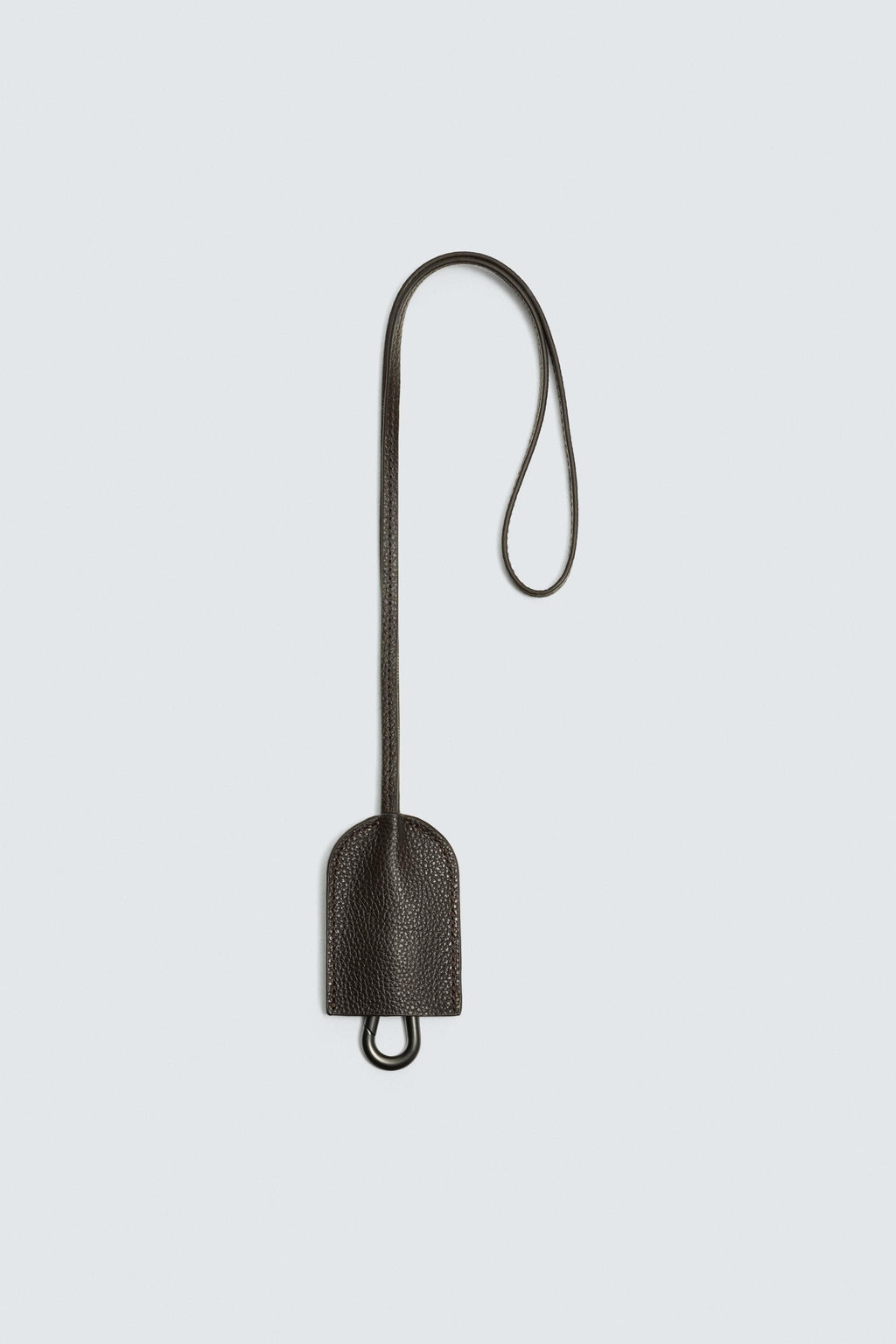 LEATHER PENDANT KEYRING - Zara фото 8