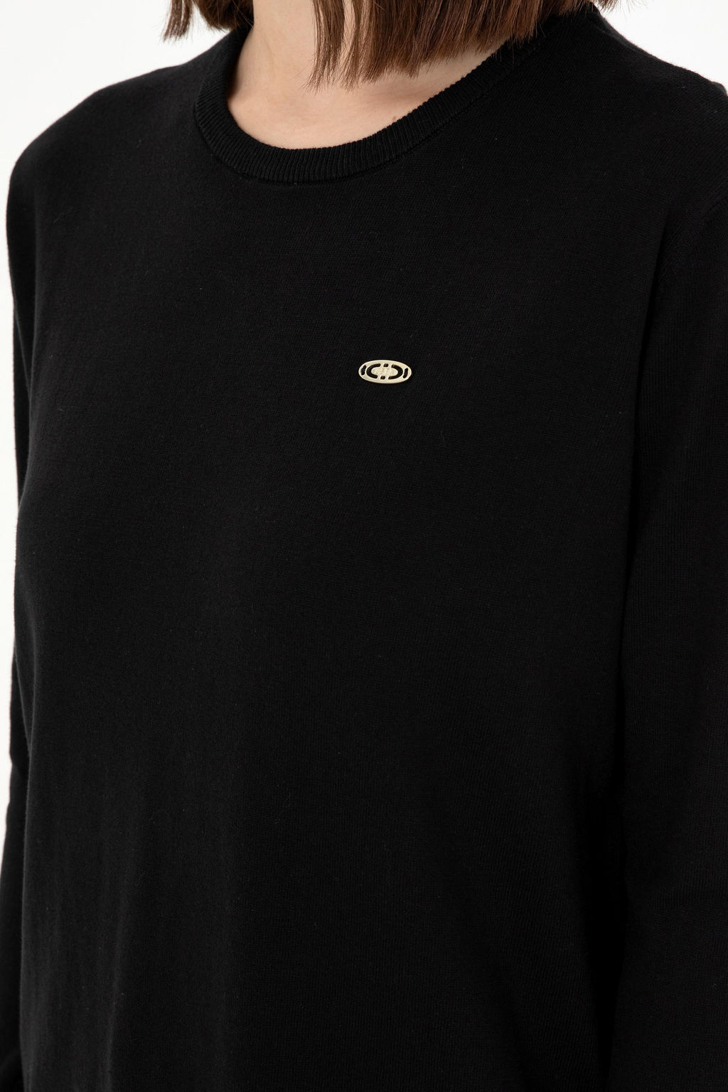 Женский черный базовый свитер - U.s. polo assn фото 7