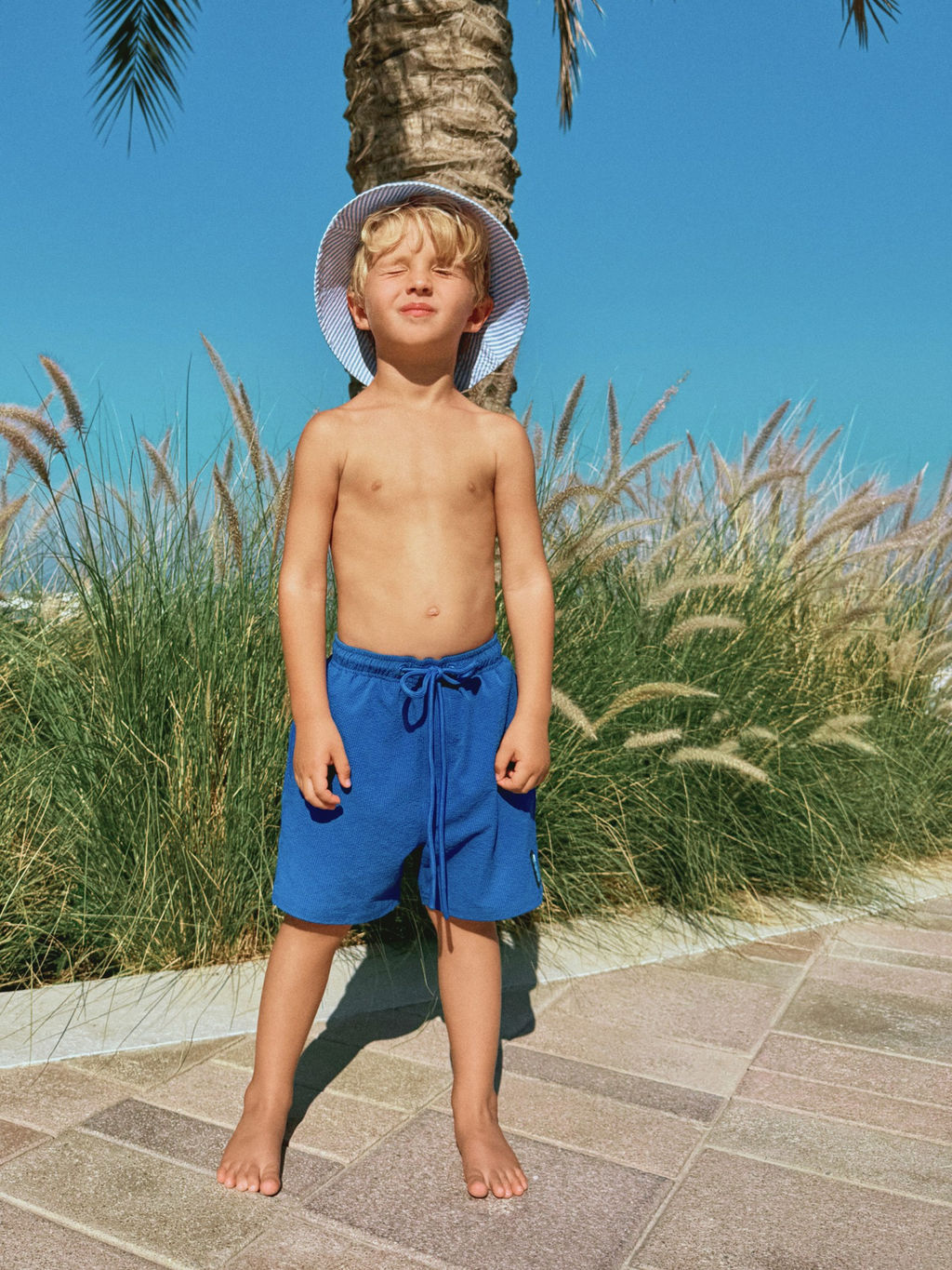 ACOOLA / Шорты купальные детские для мальчиков Bieno синий