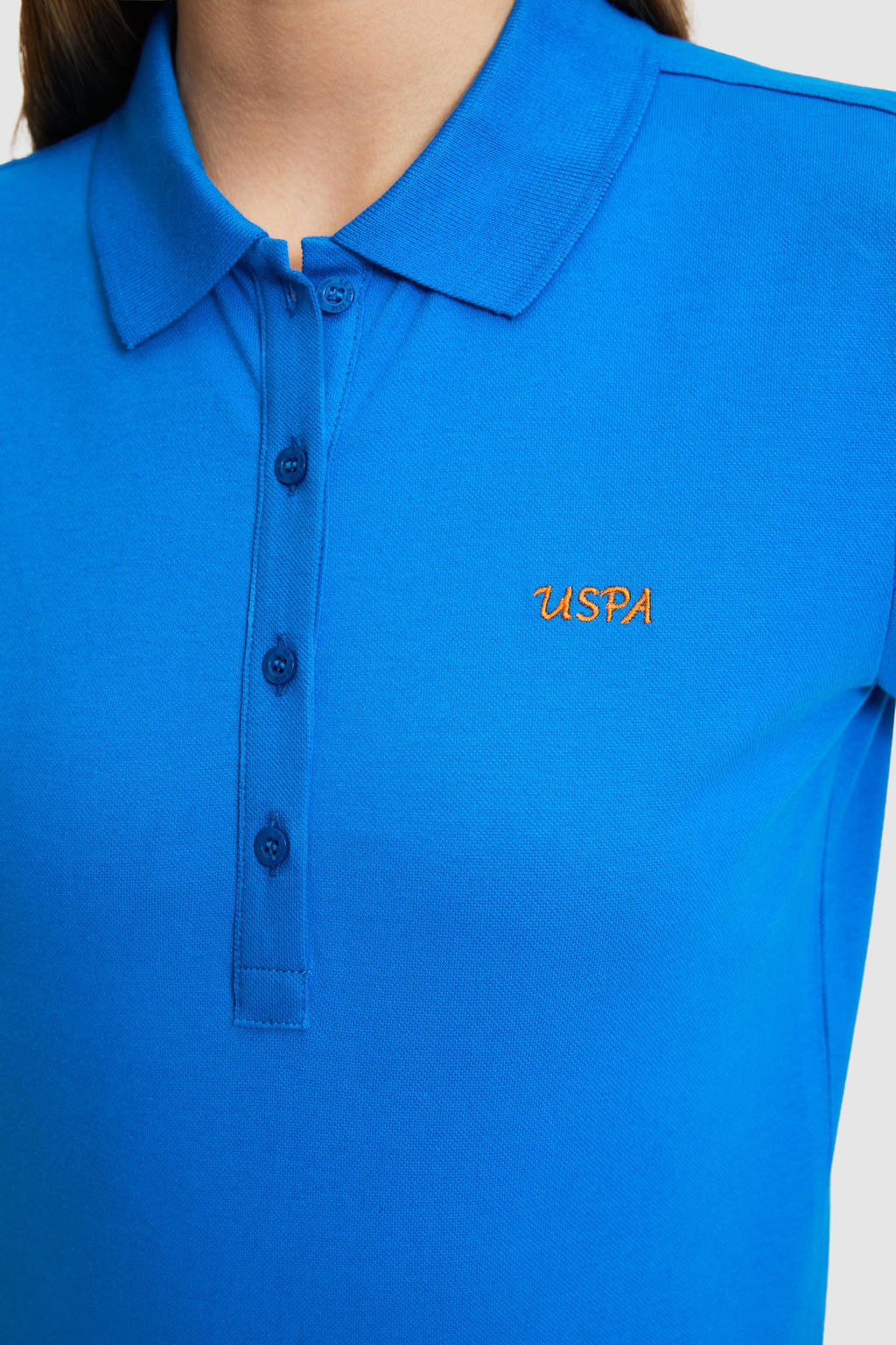 Kad_n Kobalt Polo Yaka Basic Ti__rt