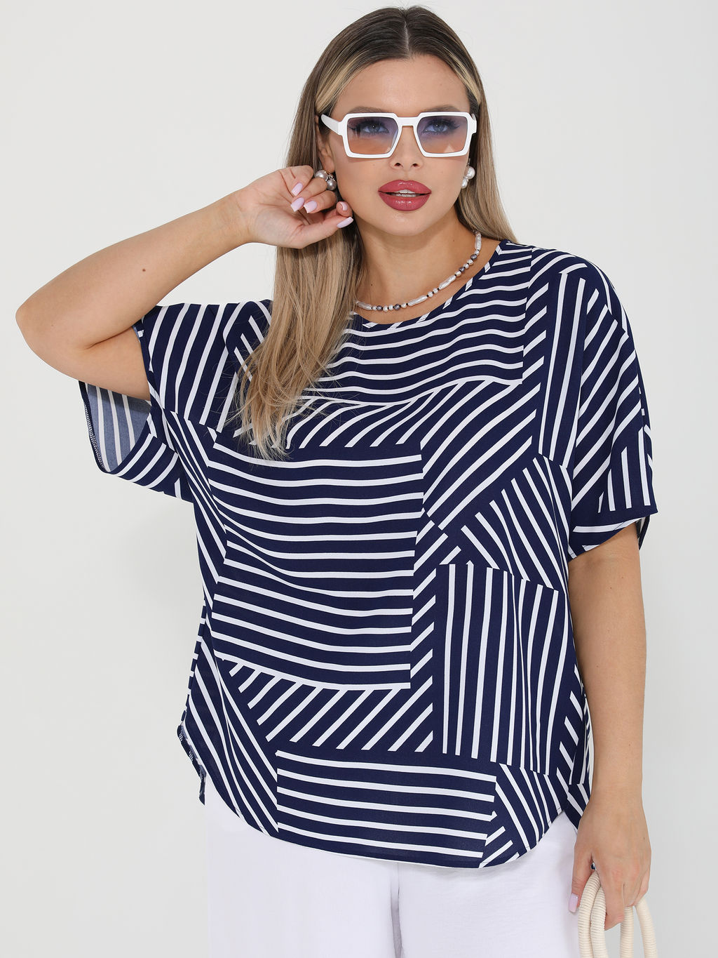 Блузка вискозная(сингапур) - Dora фото 10