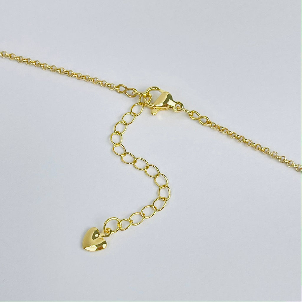 Колье на цепочке "7 чакр" с Самоцветами 38 см +