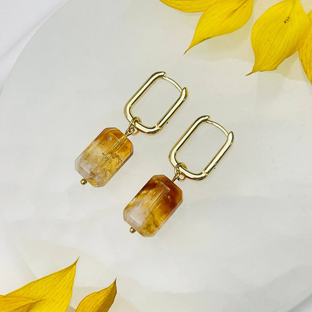 Серьги из Цитрина - Радуга самоцветов фото 2