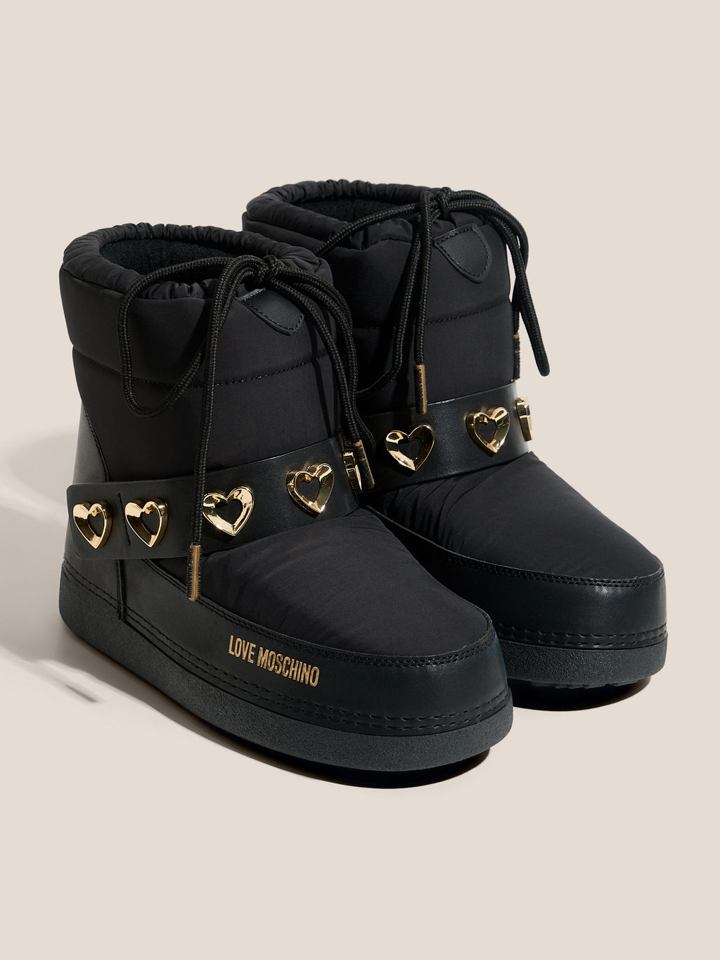 Женские дутики LOVE MOSCHINO SKI BOOT Артикул 4562698, черный  фото 2
