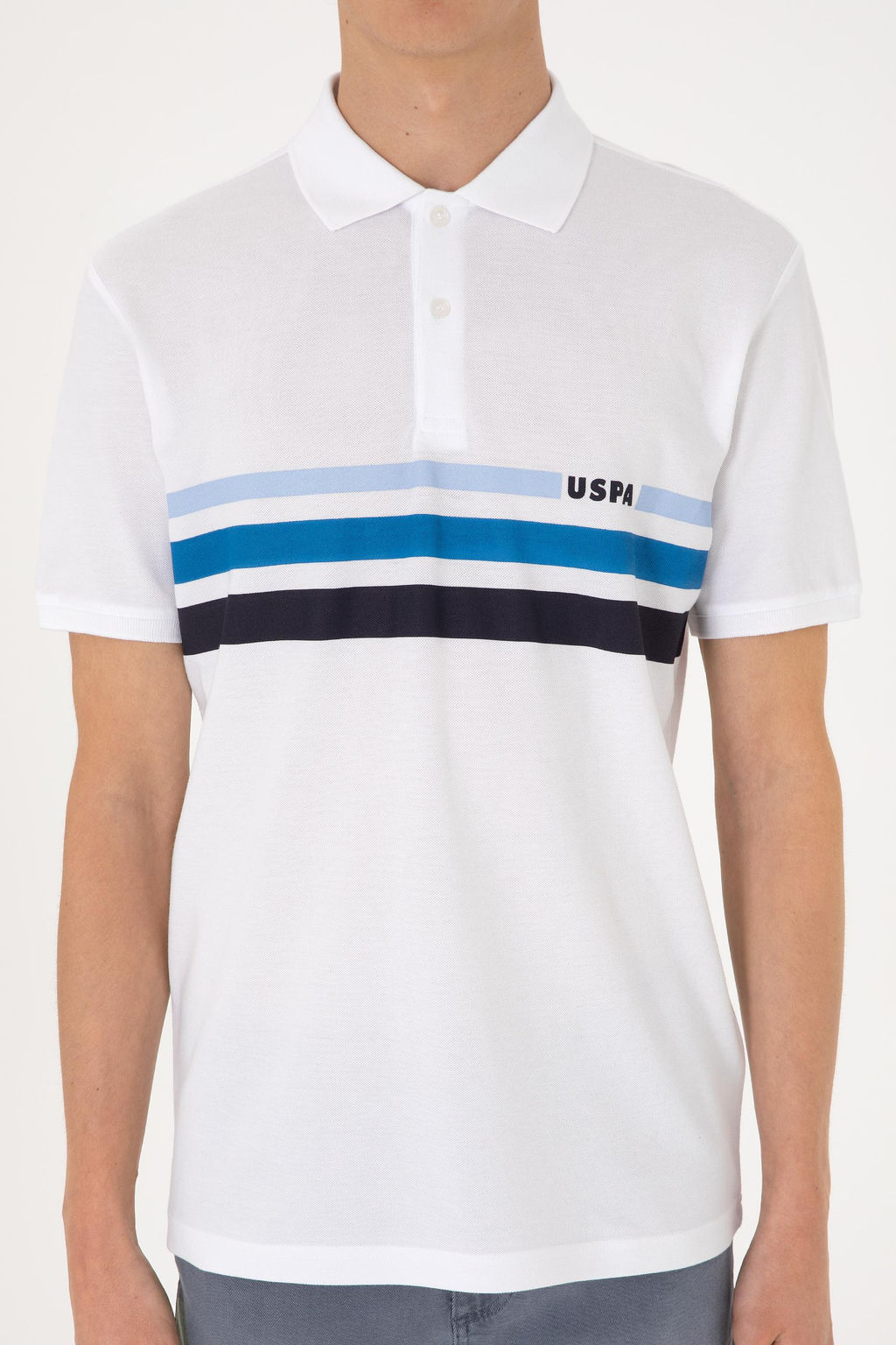 Erkek Regular Fit Polo Yaka Beyaz Ti__rt Sepette S_rpriz _ndirim - U.s. polo assn фото 6