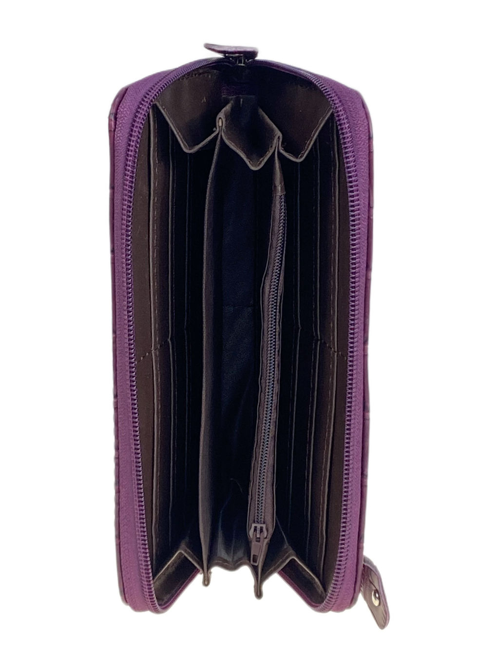 Женское портмоне из искусственной кожи, цвет фиолетовый - Greta фото 2