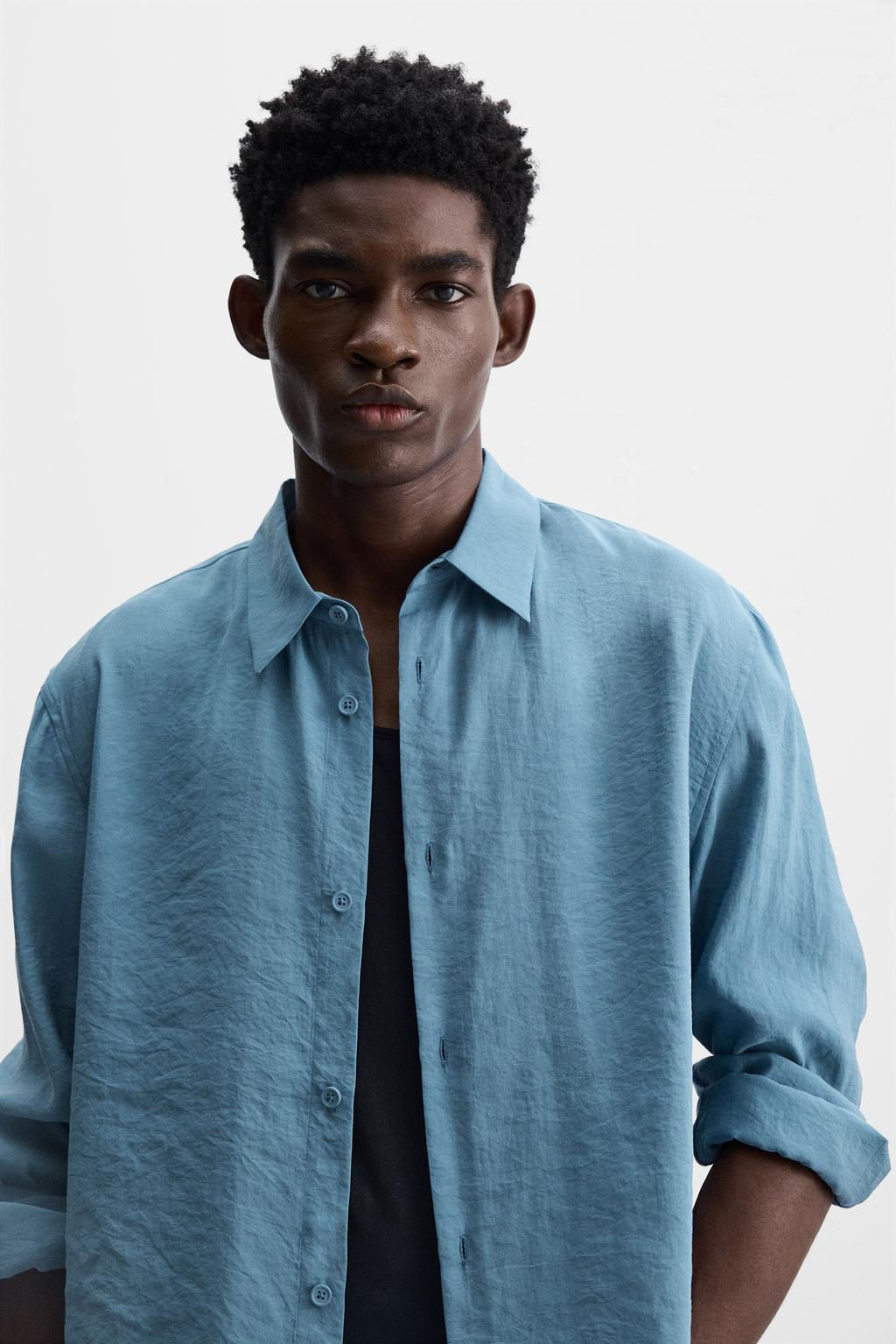 SHIRT WITH SIDE BUTTONS - Zara фото 25