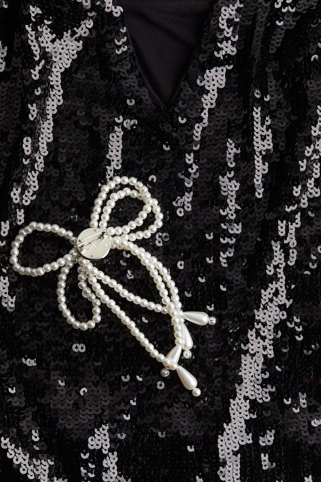 Top de lentejuelas con lazo decorativo - H&m фото 6