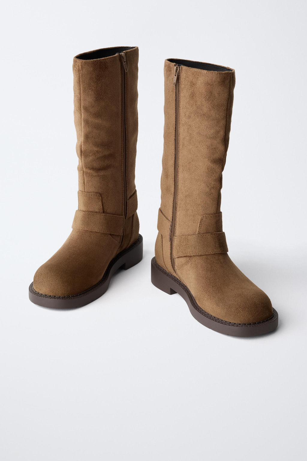 BUCKLED KNEE-HIGH BOOTS - Zara фото 10