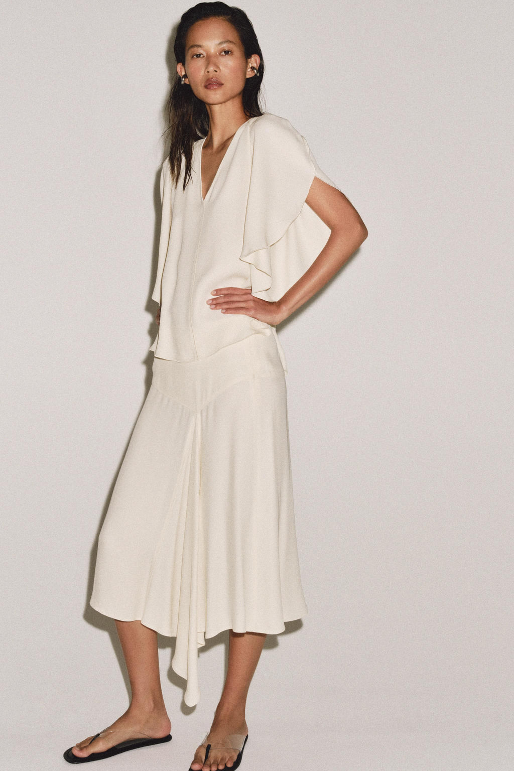 BLUSA FLUIDA ZW COLLECTION / Crudo