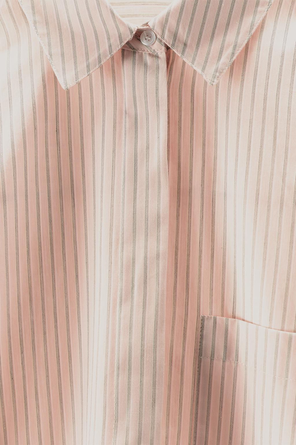 STRIPED COTTON SHIRT - Zara фото 6