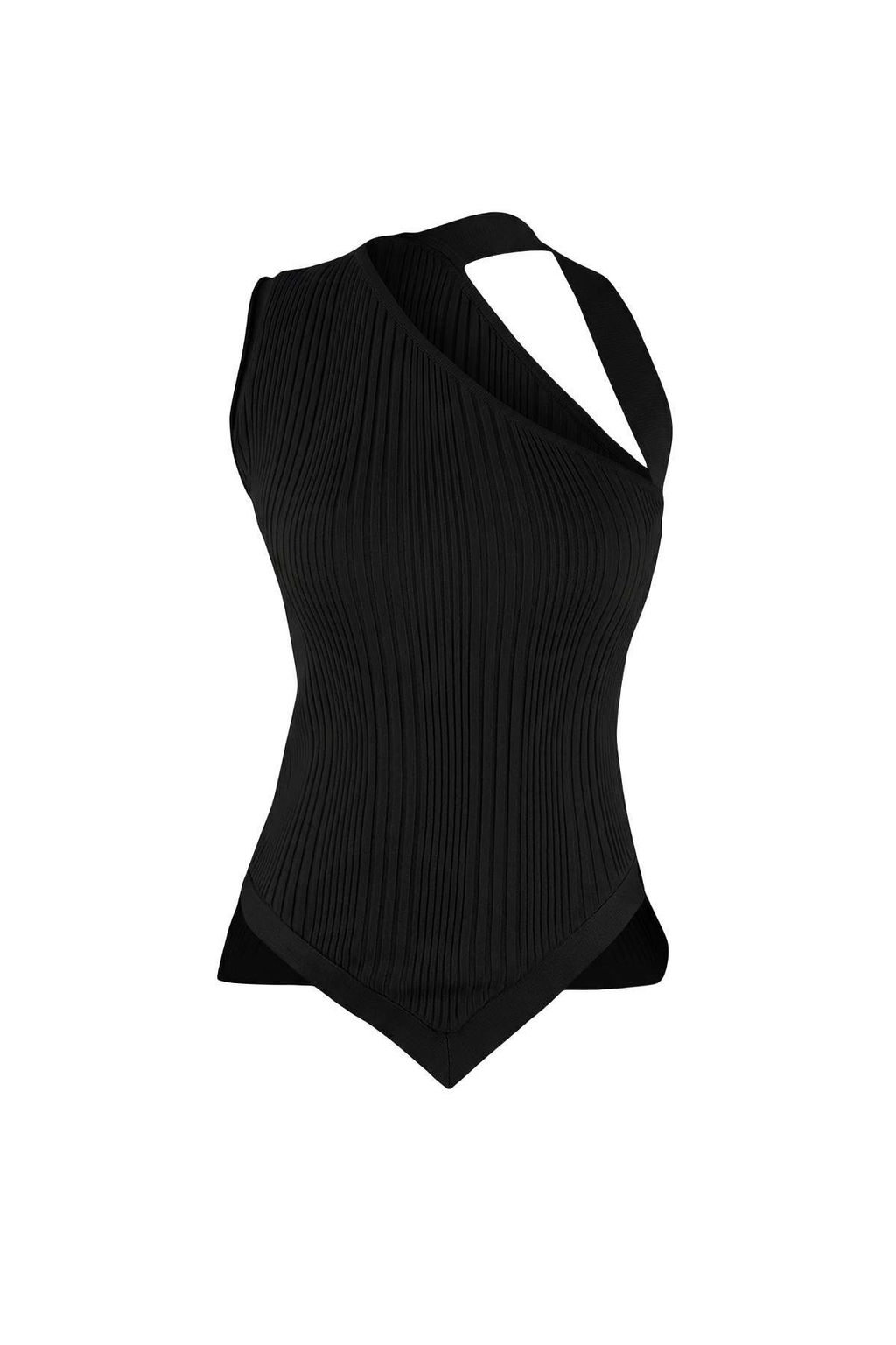 Sar? S?k Asimetrik Triko Bluz TWOSS26BZ00320 - Trendyolmilla фото 6