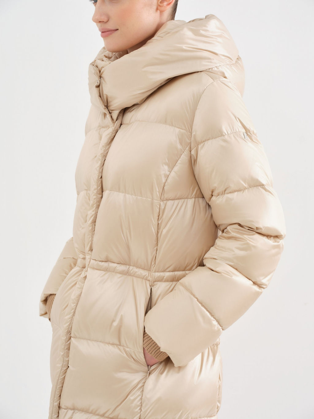 Conso/WDM 230566 - light beige Пуховое пальто  фото 3