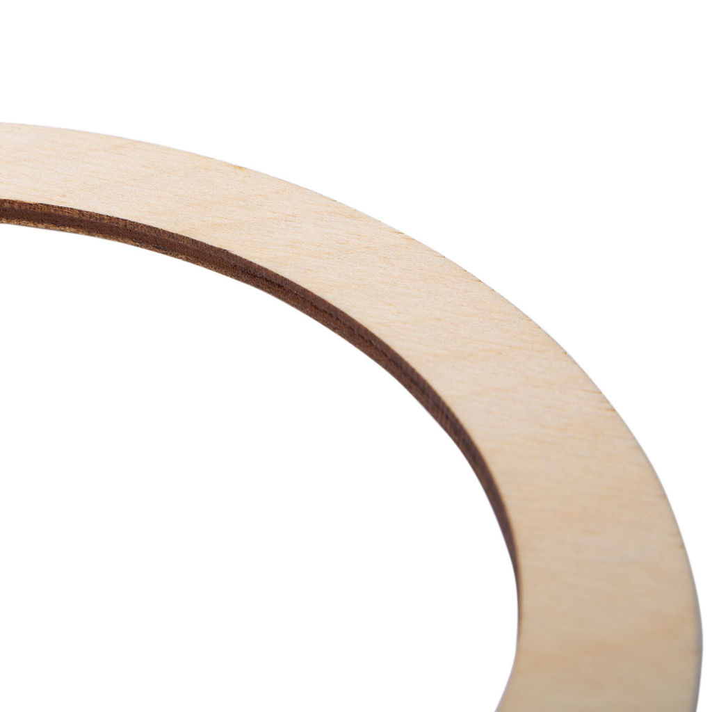 Заготовка для декорирования Mr. Carving БА-43 Ручка для сумки фанера d 13 см х 0.4 см 2 шт круглая  фото 3