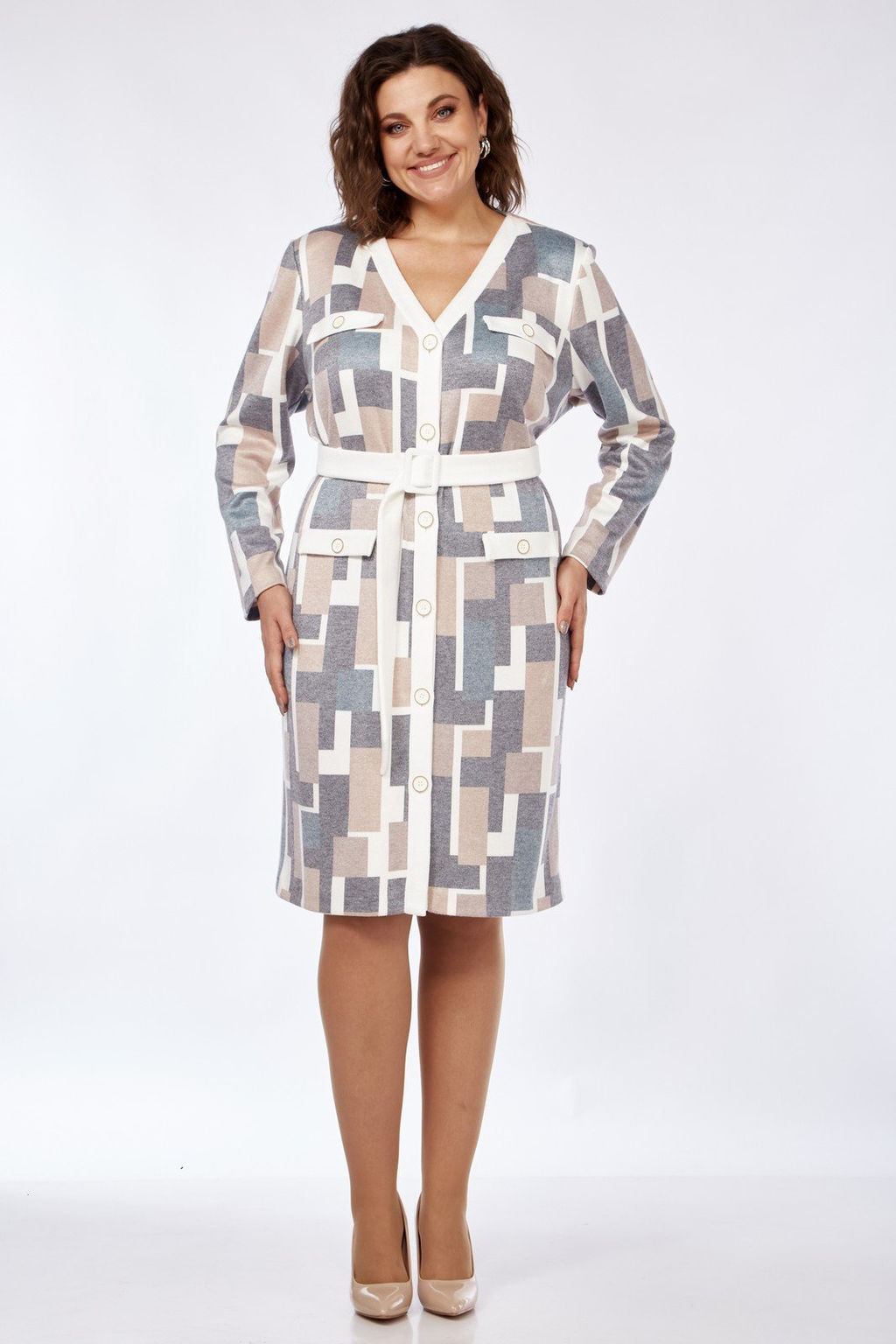 Белорусское женское платье трикотажное из вискозы