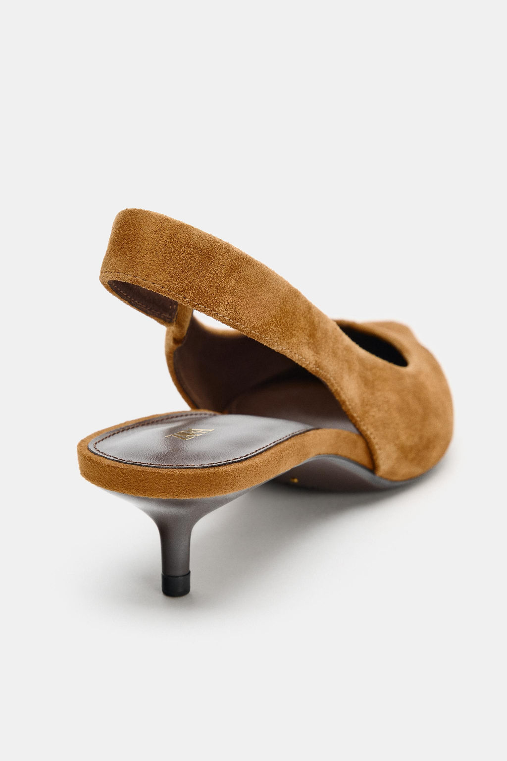 SPLIT SUEDE SLINGBACK SHOES - Zara фото 4
