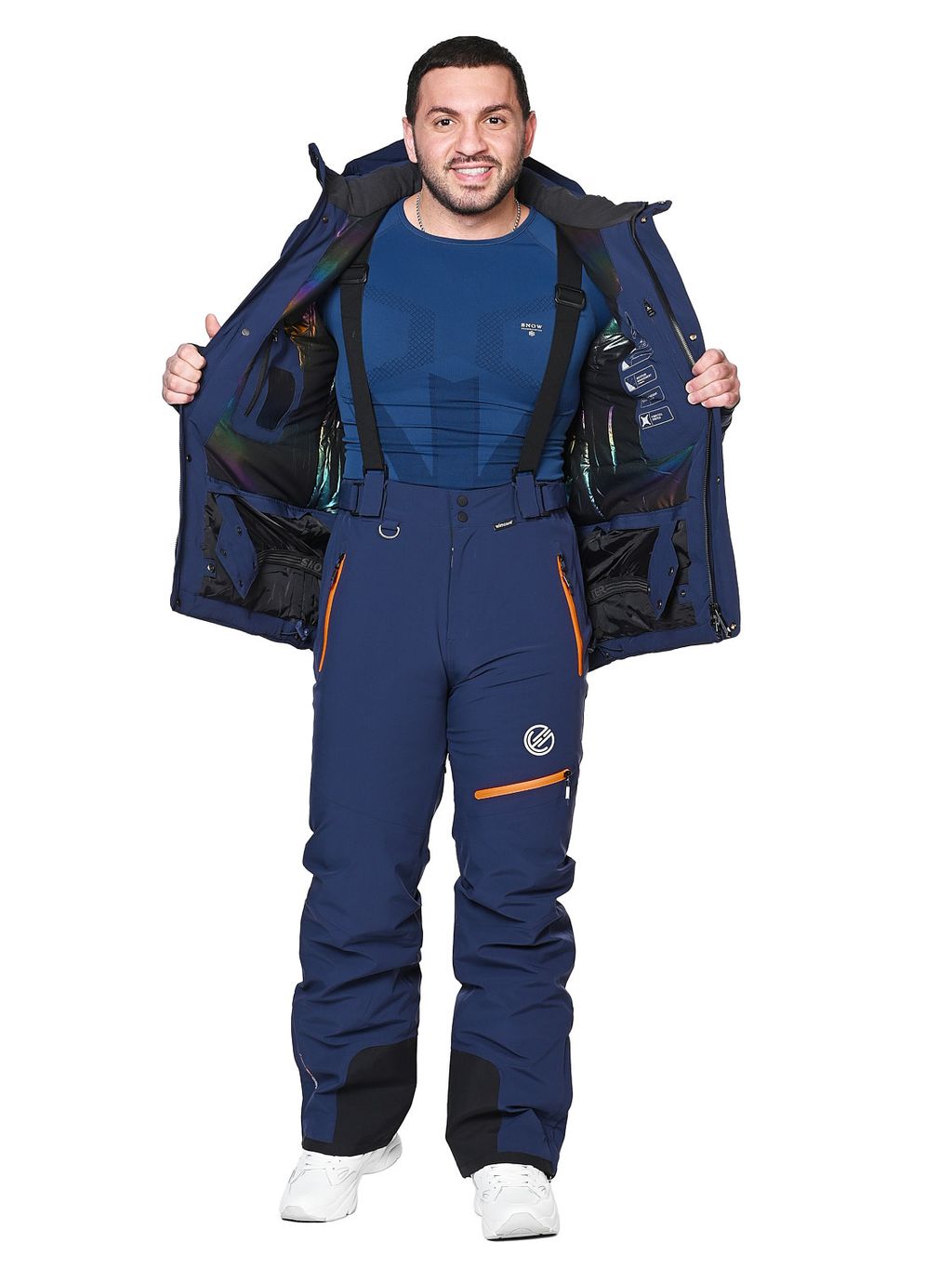 Костюм A-8987 Темно-синий