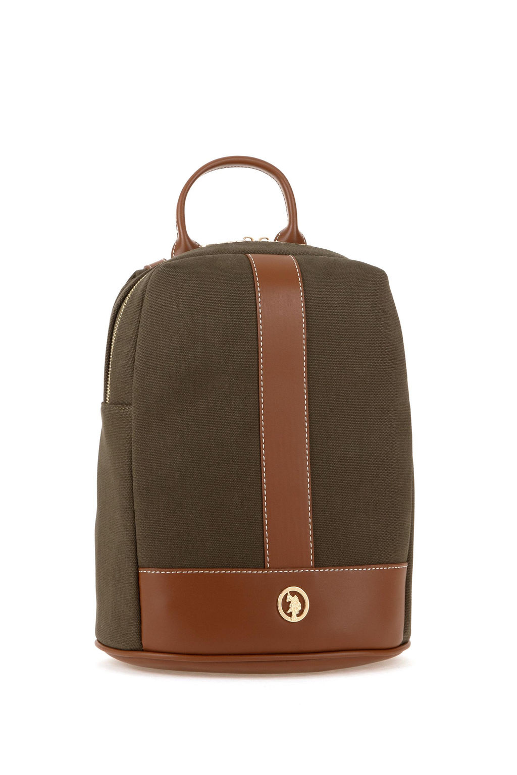 Женский холщовый рюкзак цвета хаки Неожиданная скидка в корзине - U.s. polo assn фото 4