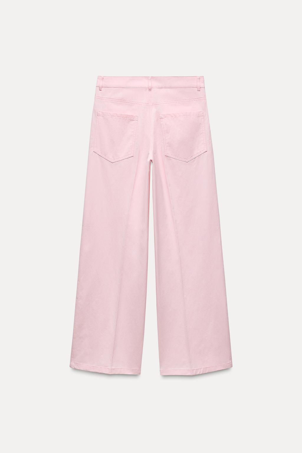 STRAIGHT-LEG COLOURED TROUSERS - Zara фото 4