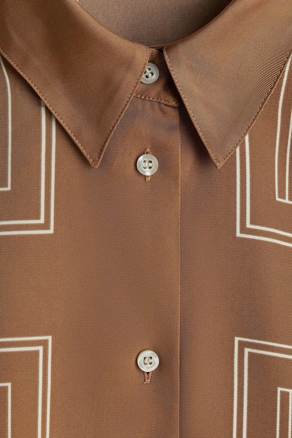 Camisa oversize de sarga - H&m фото 5