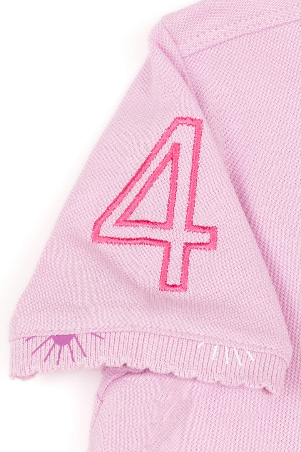 Девочки магнолия базовая поло Yaka T -Fork Неожиданная скидка в корзине - U.s. polo assn фото 4