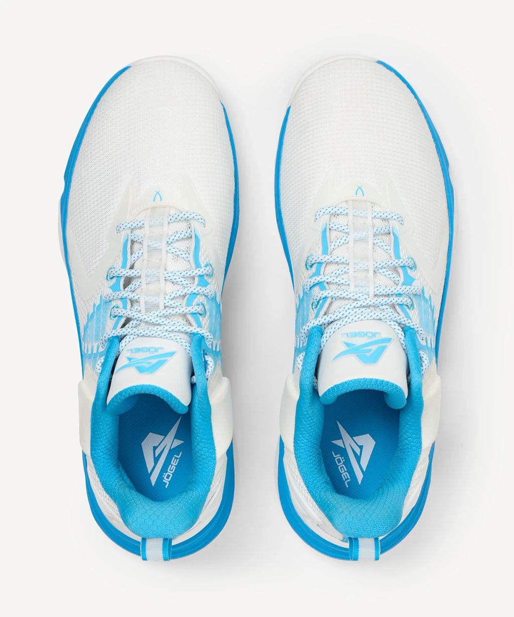 Кроссовки баскетбольные JOGEL A1, белый/голубой  фото 8