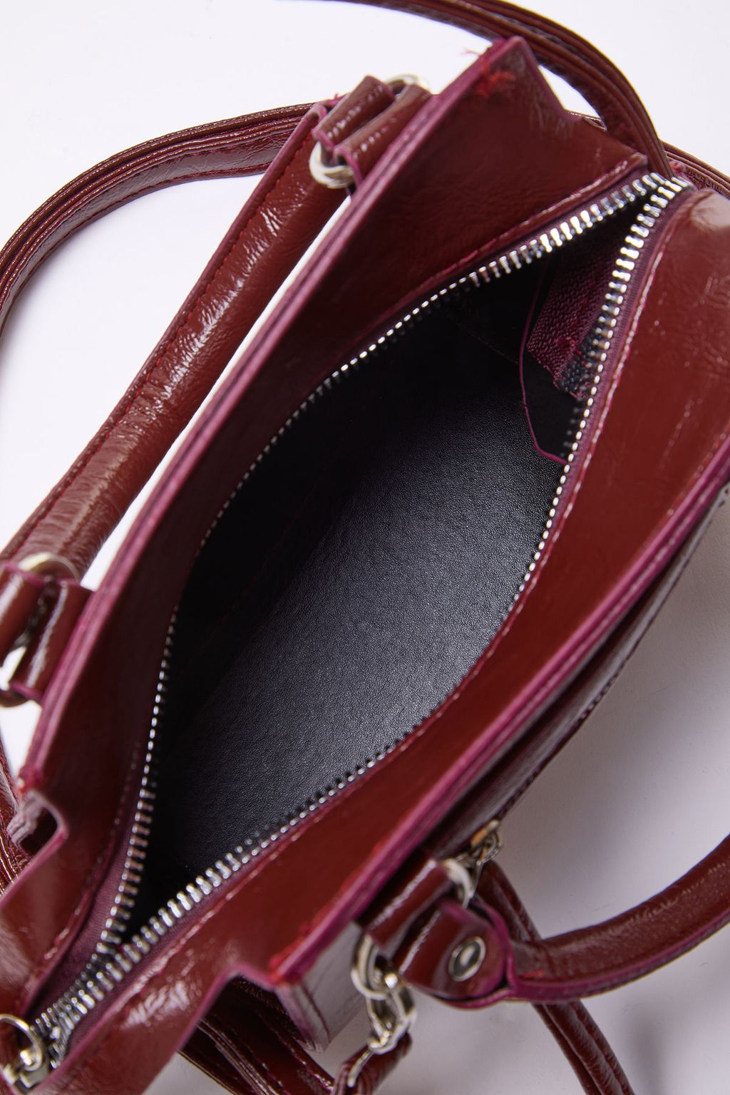 Bordo Capraz Ask?l? Kad?n Mini Boy Tote Canta TWOAW25OC00004