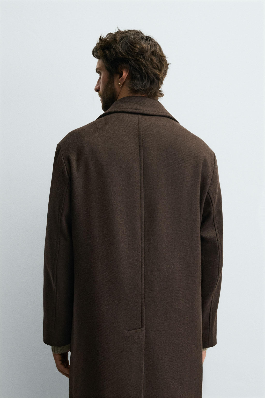 RELAXED FIT WOOL COAT