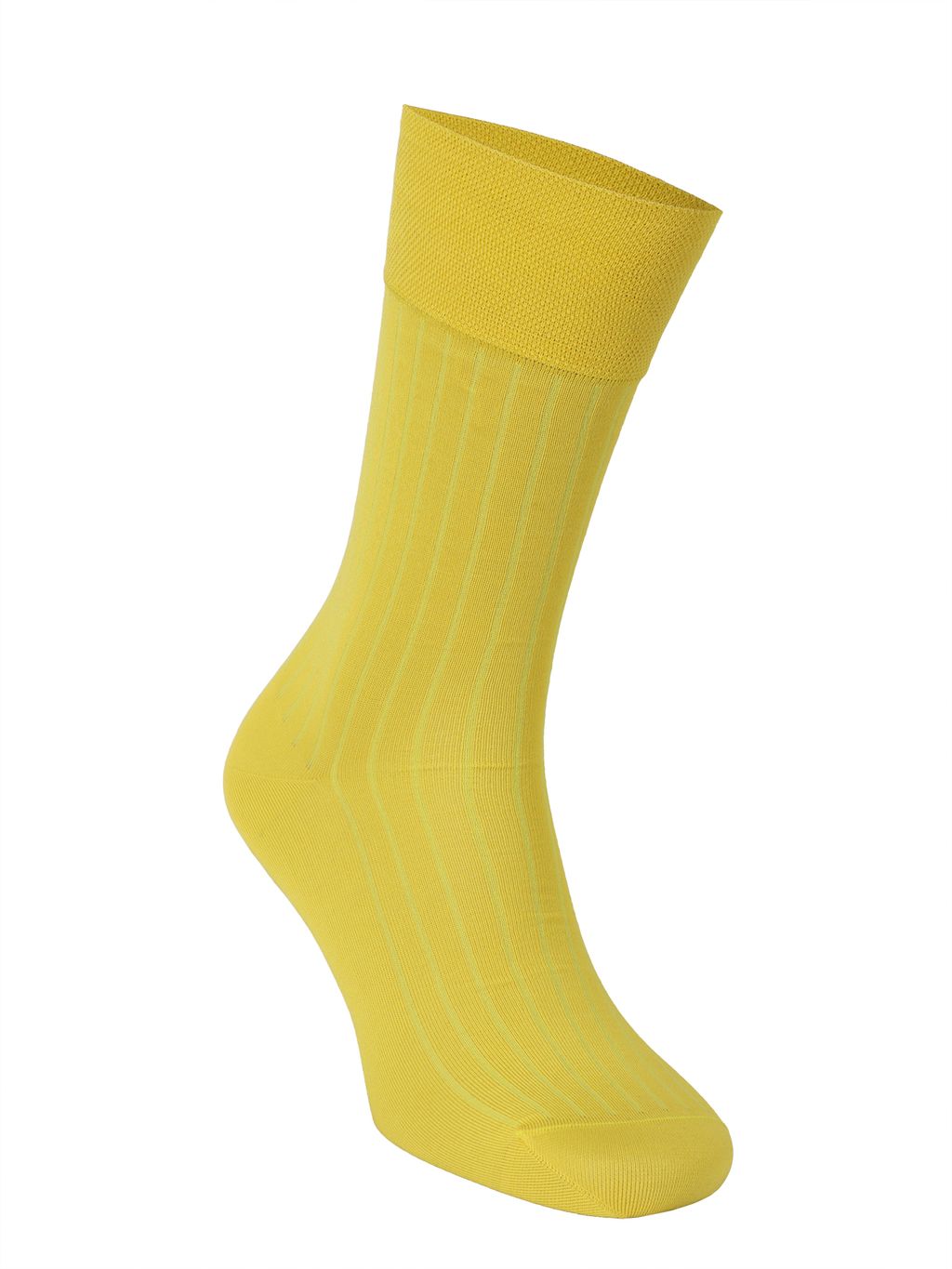 Носки мужские Opium Premium "в рубчик" желтый