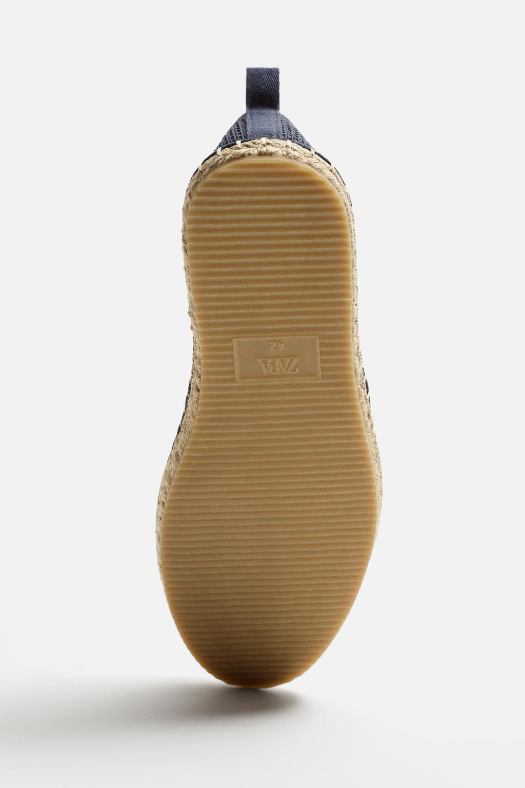 KNITTED FABRIC ESPADRILLES - Zara фото 17