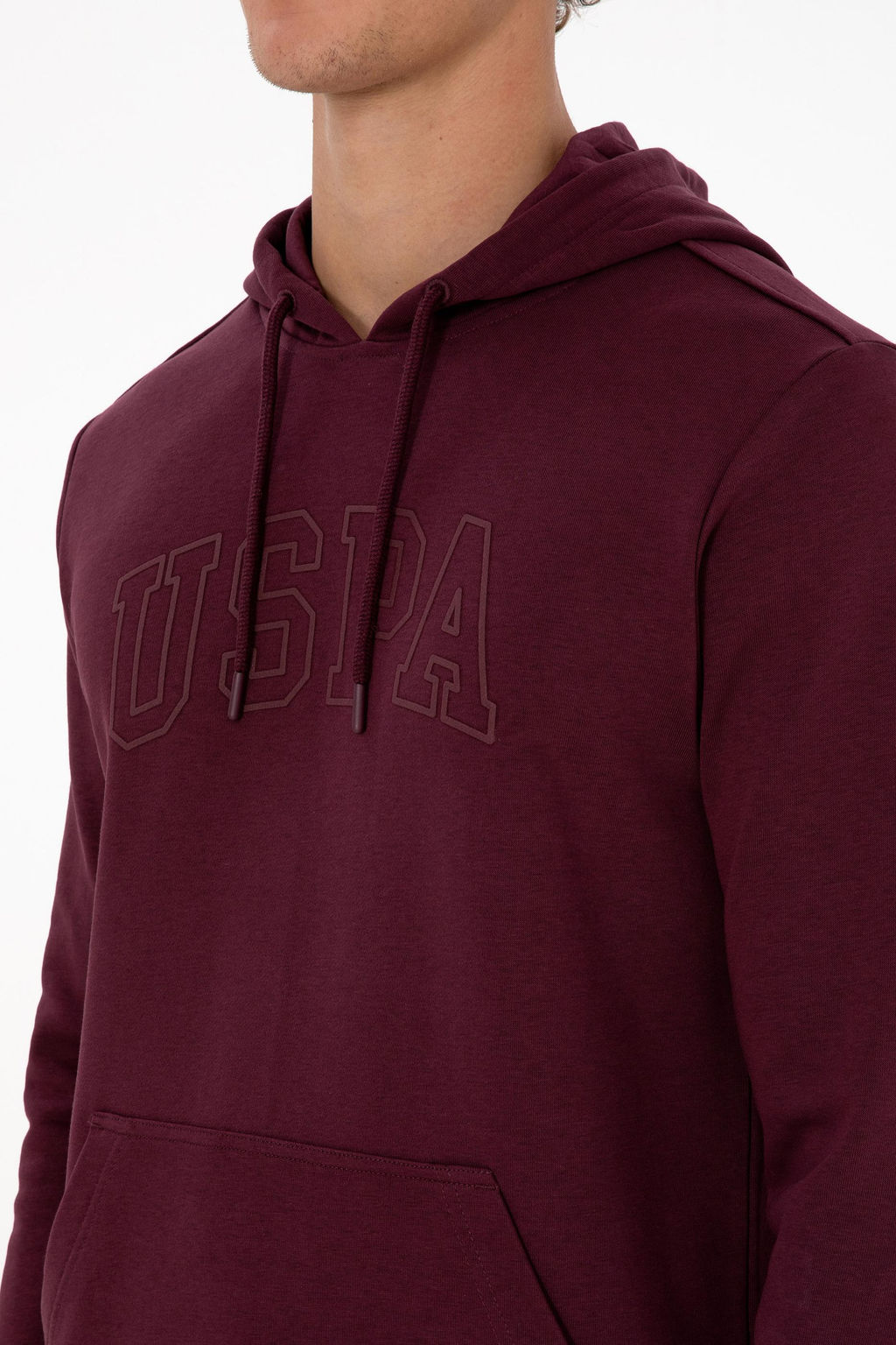 Erkek Bordo Basic Sweatshirt Sepette S_rpriz _ndirim - U.s. polo assn фото 7
