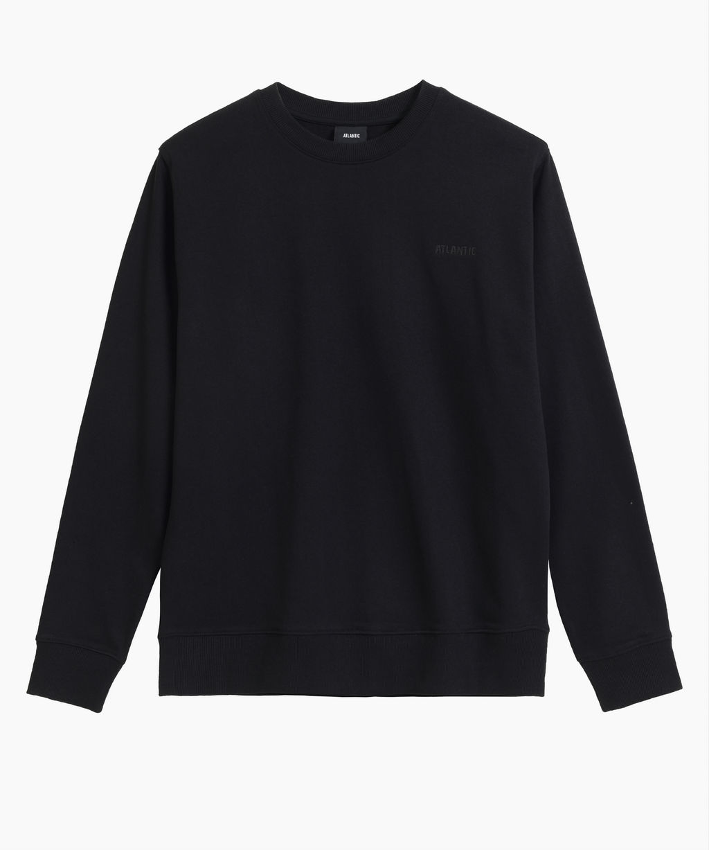 ATLANTIC HMT-002 Свитшот мужской French Terry черный фото 2